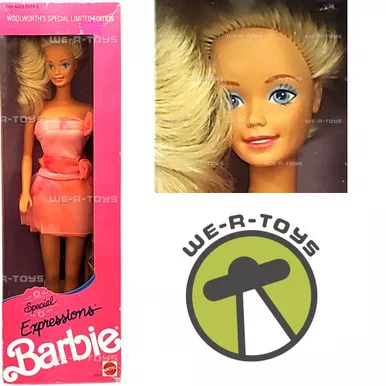 Barbie Woolworth's Special Limited Edition Special Expressions Mattel 3197 NRFB