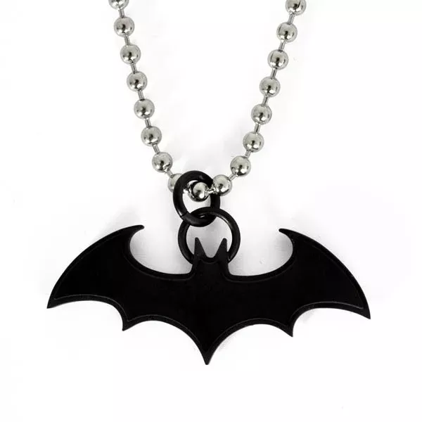 Batman - Black Bat Pendant on Chain