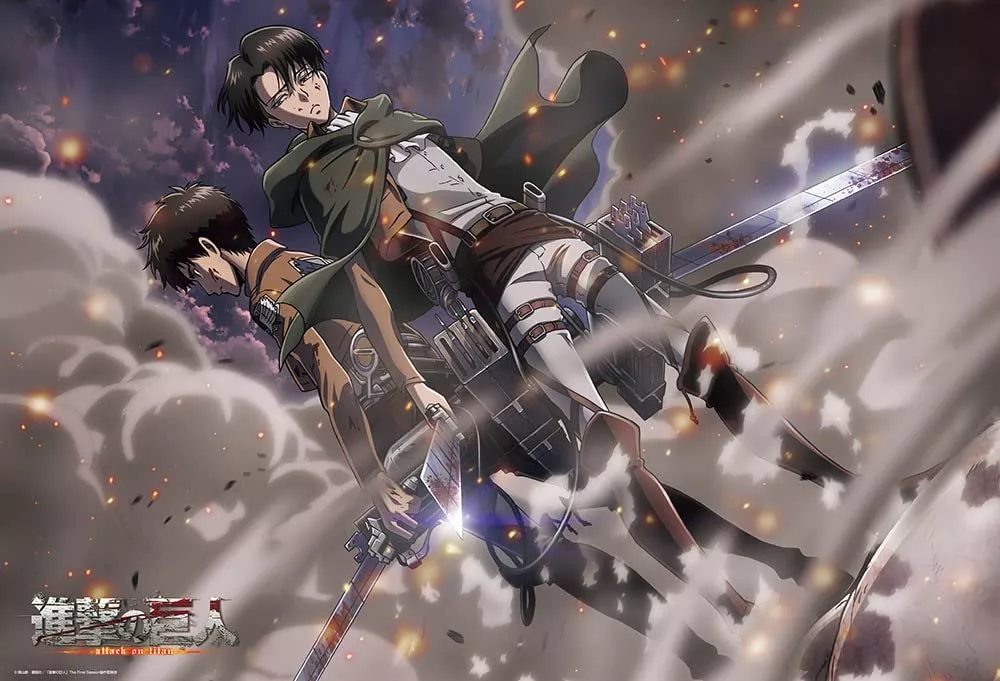 BEVERLY 31-536 Jigsaw Puzzle Attack On Titan Eren & Levi 1000 Pieces