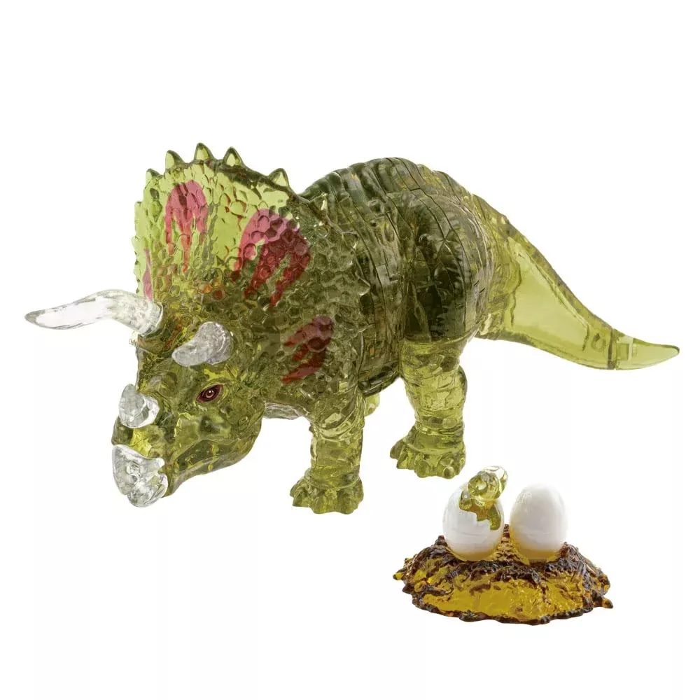 Beverly 61 Piece Crystal Puzzle Trikeratops Green 50286