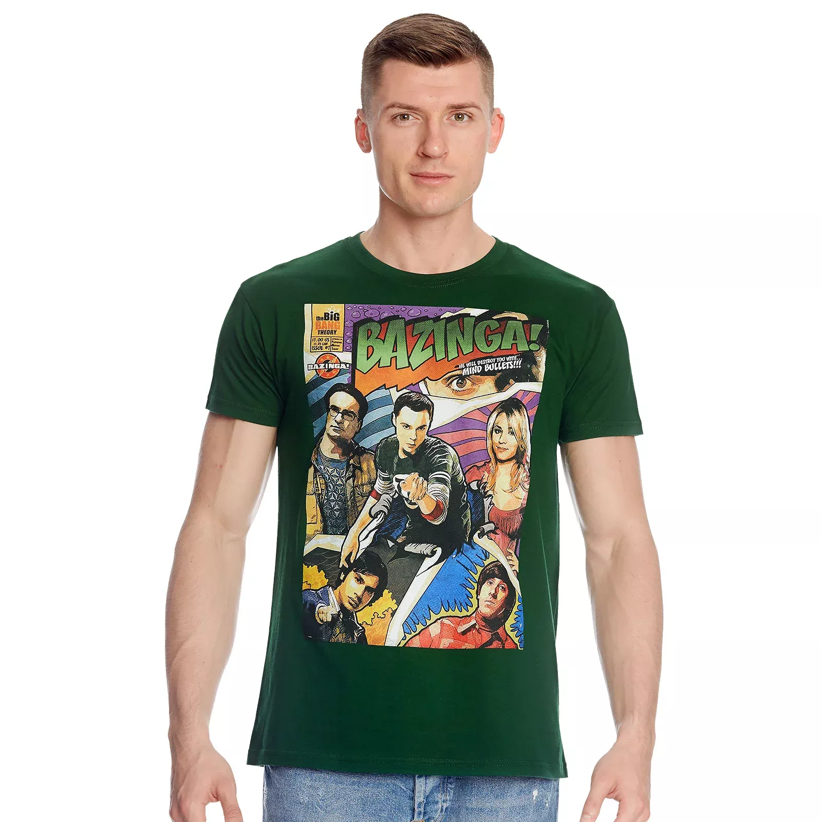 The Big Bang Theory - Bazinga Comic Style T-Shirt