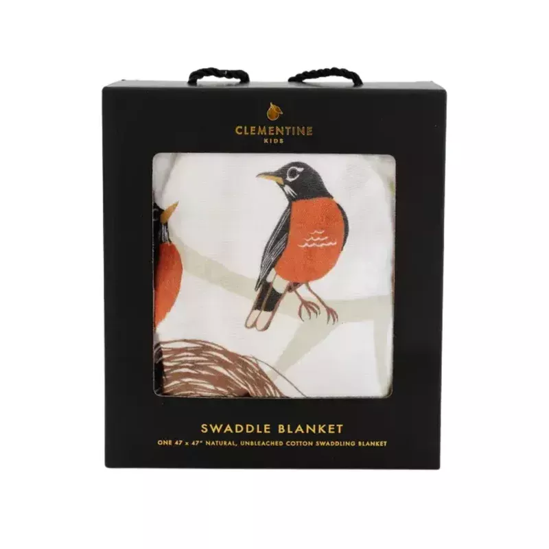 for the birds swaddle by clementine kids