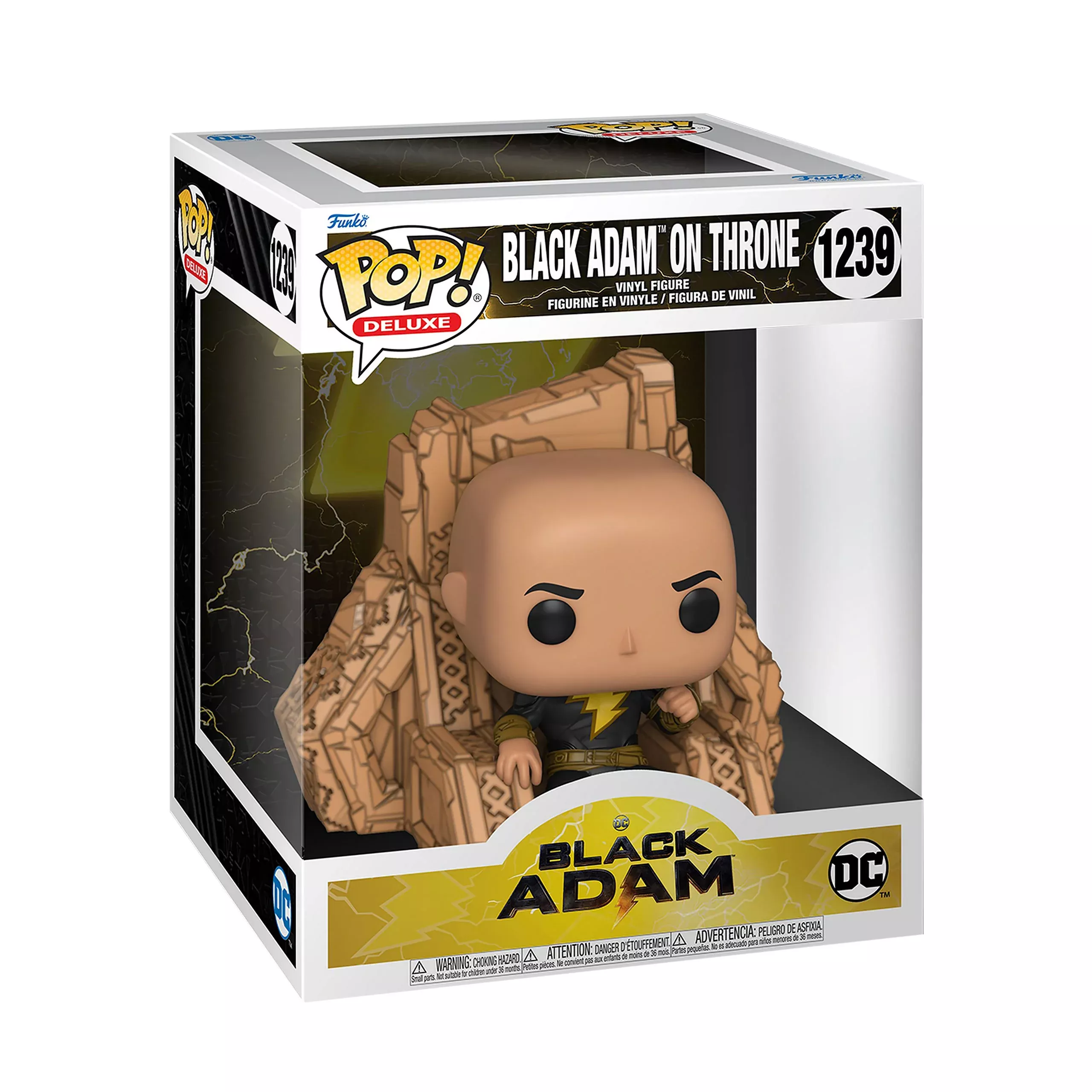 Black Adam on Throne Funko Pop Figure