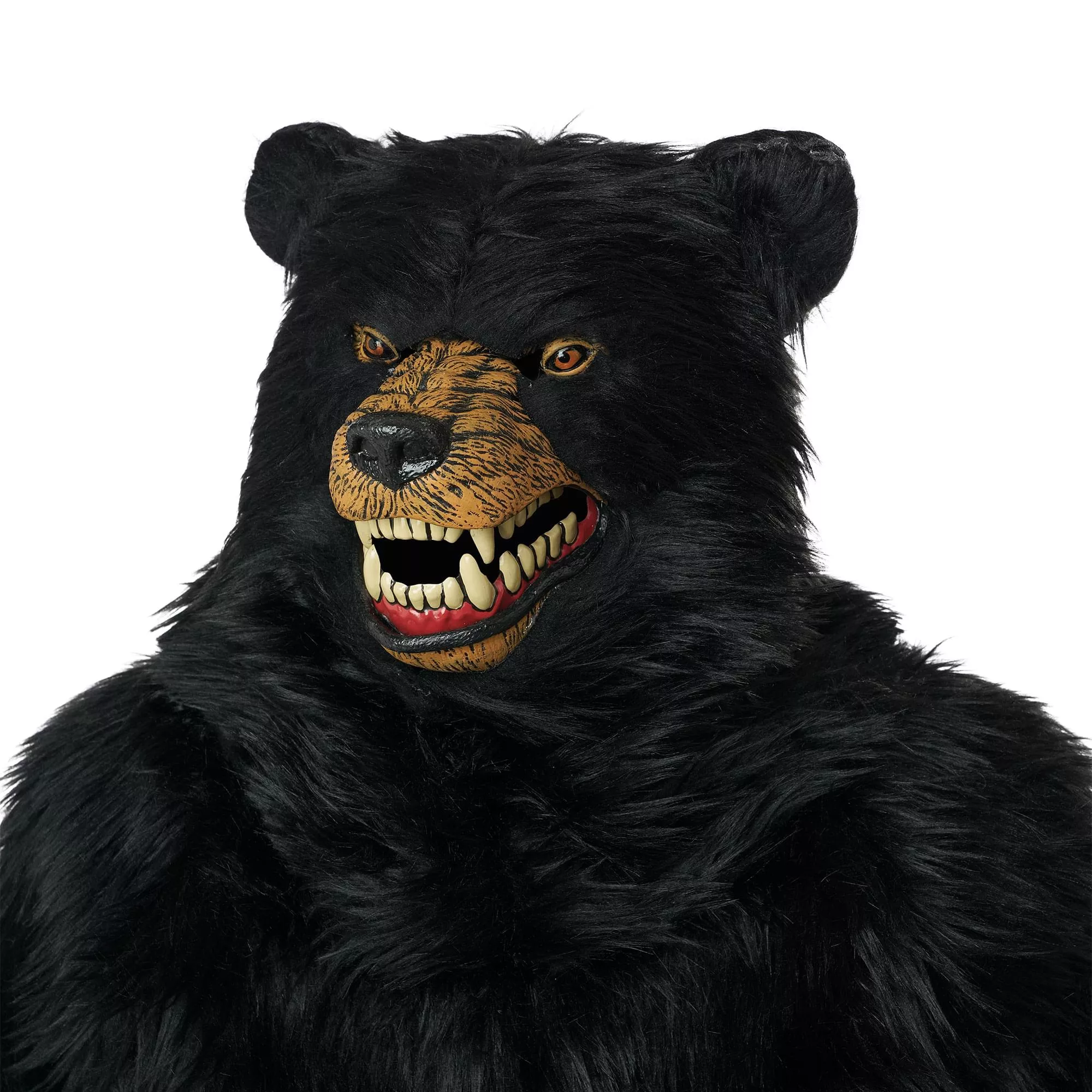 Black Bear Ani-Motion Costume Mask | One Size Fits Most