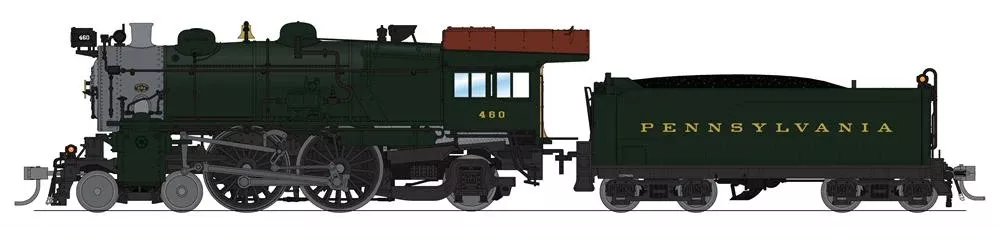 BLI 6707 HO Scale PRR E6 4-4-2 Atlantic Steam Loco Pennsylvania 460 "Museum Version" Paragon4