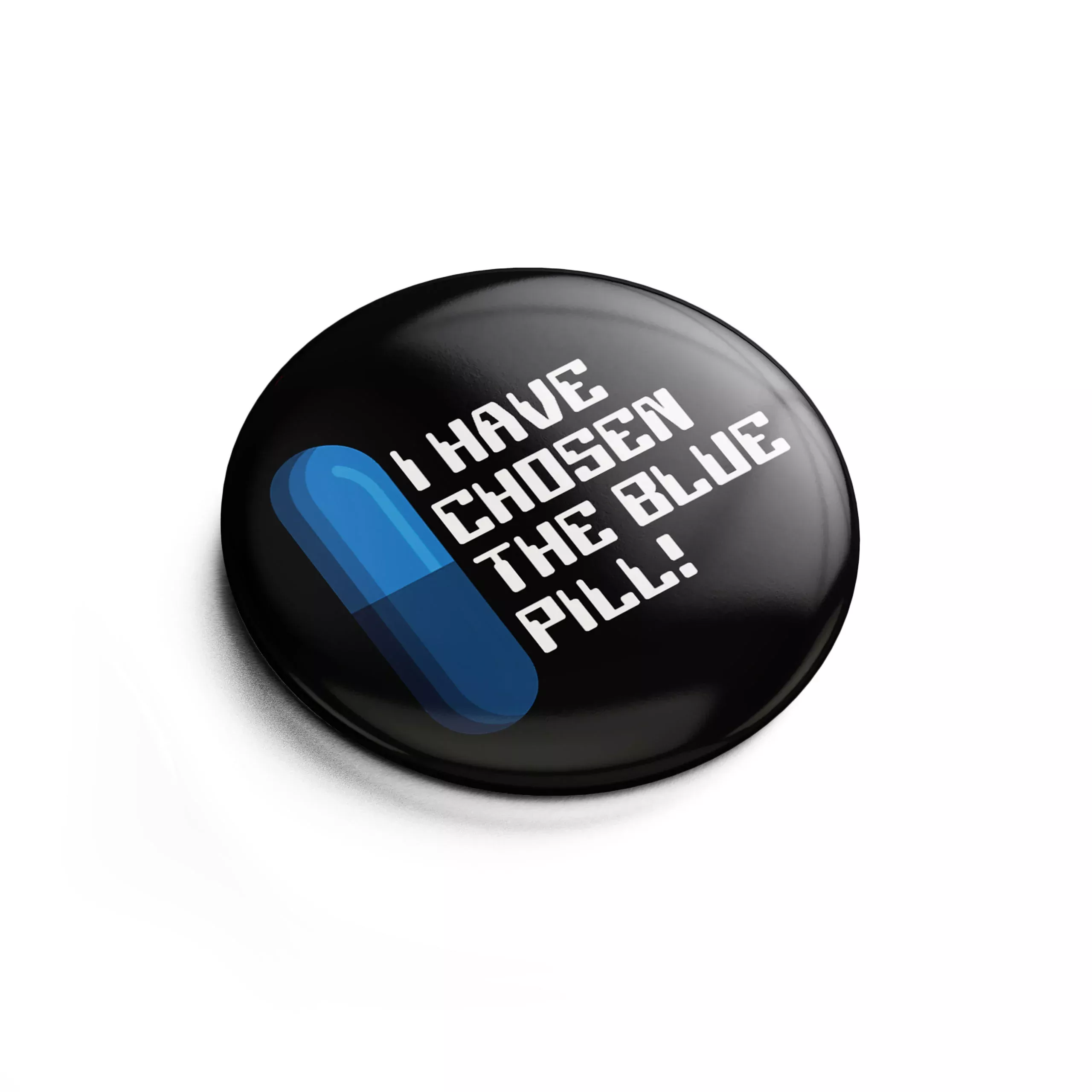 Blue Pill Button for Matrix Fans