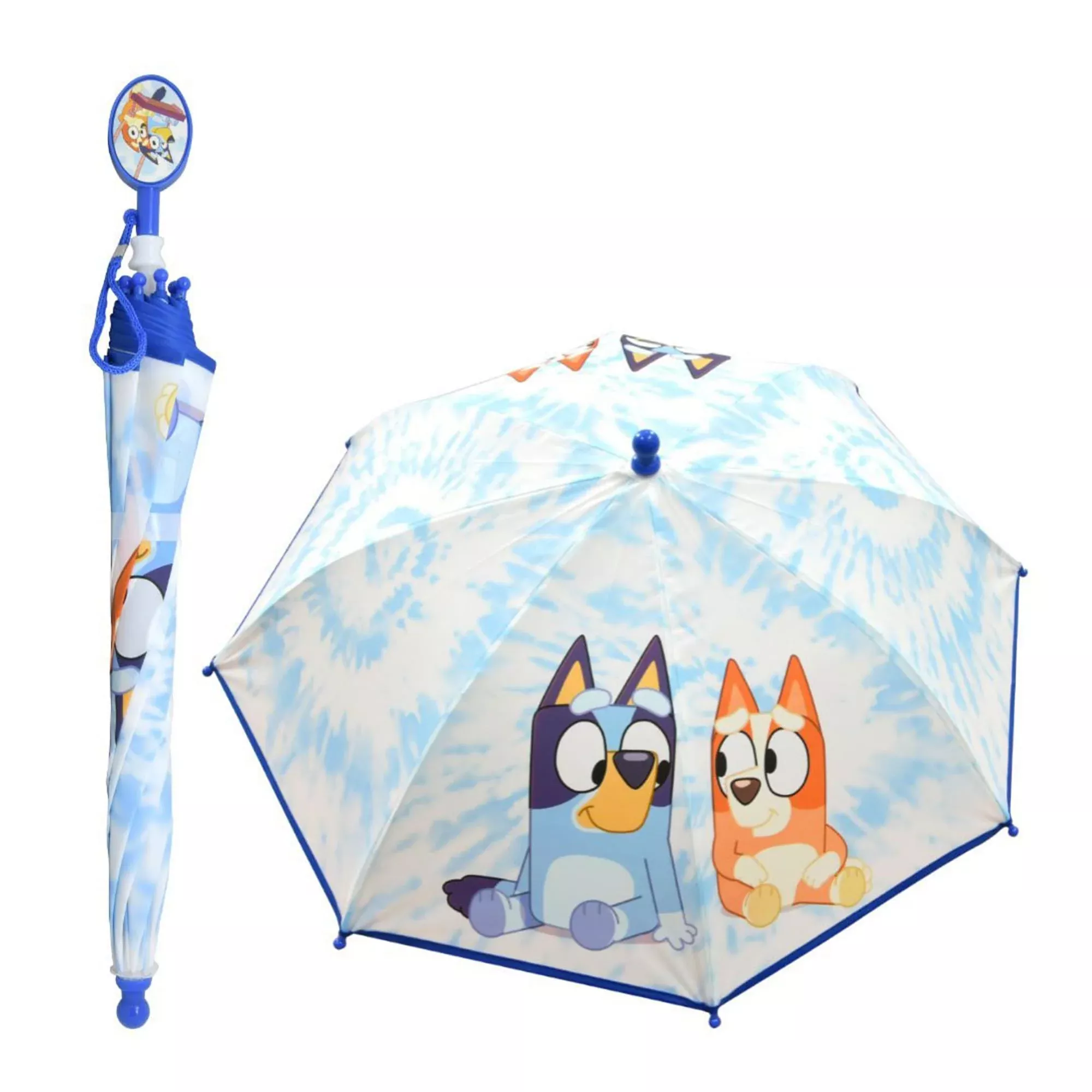 Bluey 21-Inch Kid's Umbrella With Clamshell Handle
