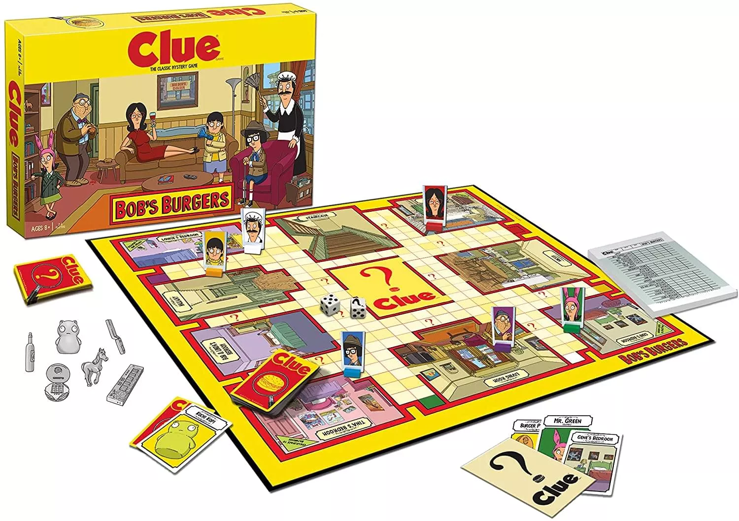 Bob's Burgers Clue Board Game | For 2-6 Players