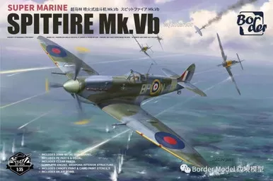 Border # BF-004 1/35 Super Marine Spitfire Mk.Vb With Interior