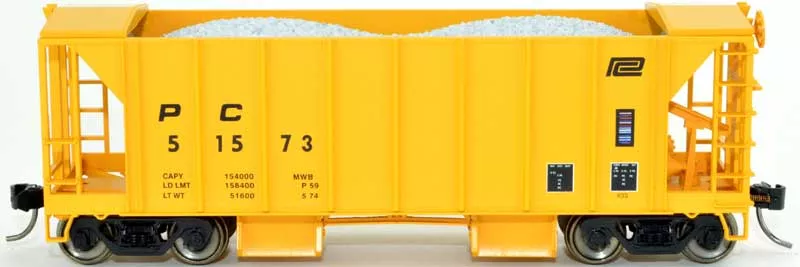 Bowser 42814 HO Scale 70 Ton Ballast Car with Side Chutes Penn Central PC 51573