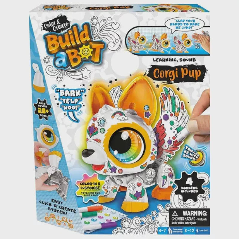 Build A Bot - Colour & Create Corgi Pup