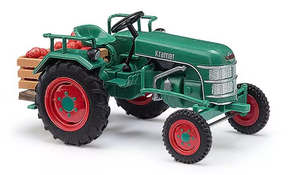 Busch 40070 HO Scale 1953 Kramer KL 11 Farm Tractor w/Apple Crate Load