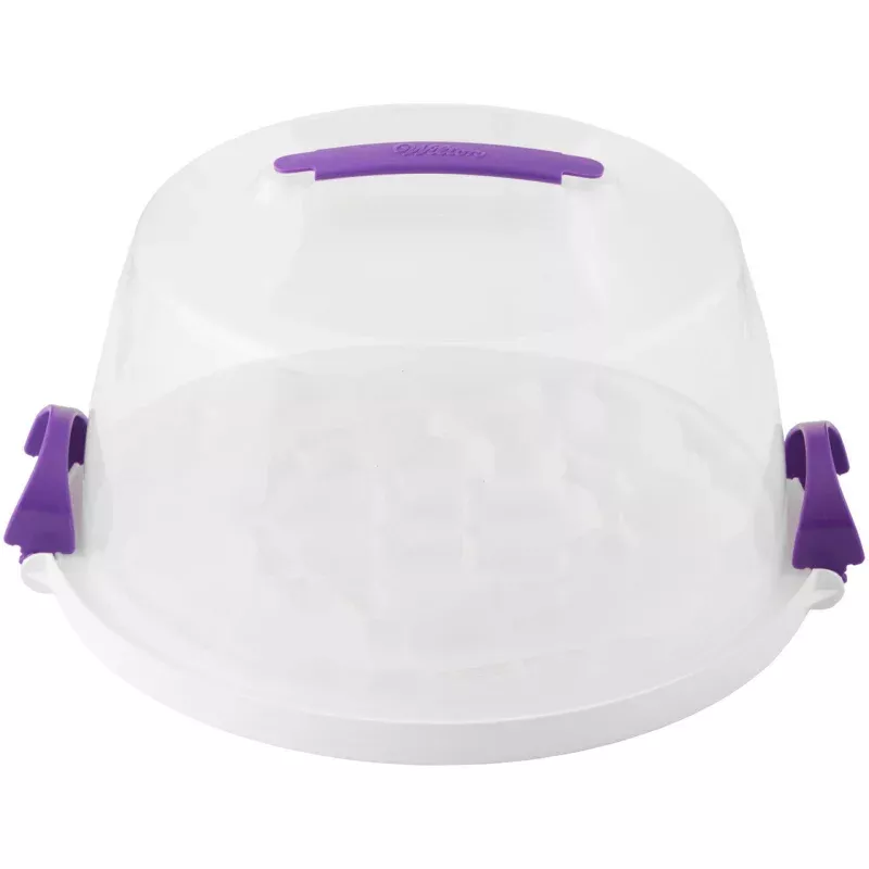 Cake and Cupcake Carrier, Fits 10 Cake or 13 Standard Cupcakes, Wilton