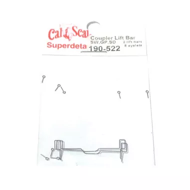 Cal Scale 190-522 Coupler Lift Bars For EMD GP & SD Units 1 Pair HO Scale