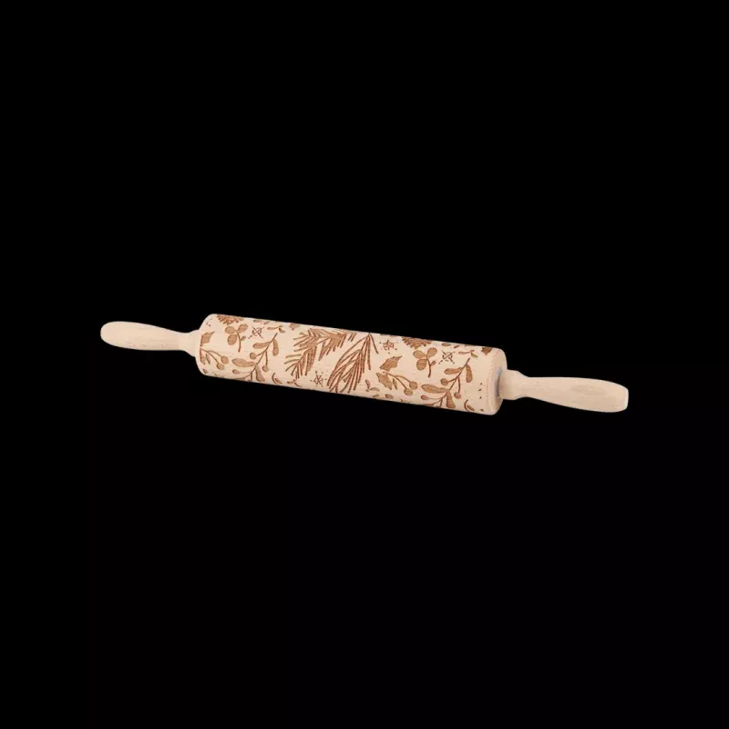 Christmas Greens Large Rolling Pin, Primitives by Kathy