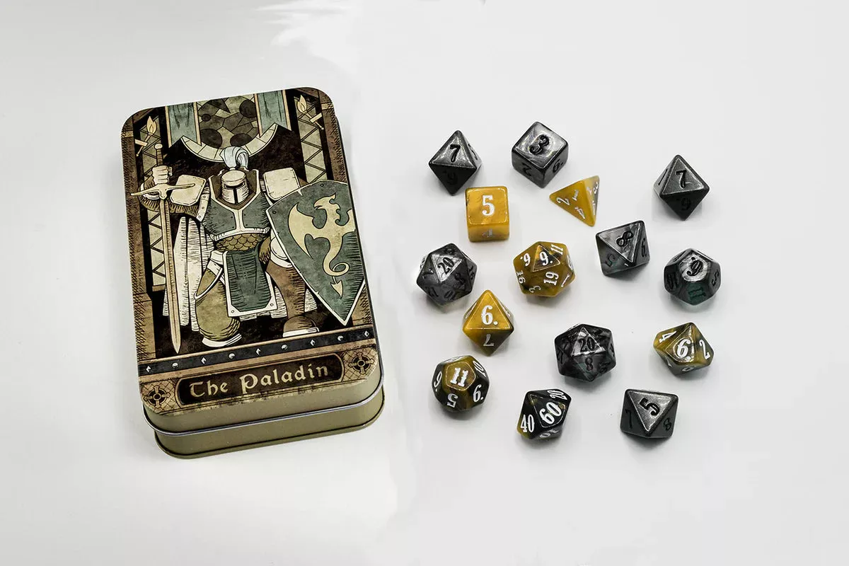 Class-Specific Paladin Dice Set (Pathfinder & 5E)
