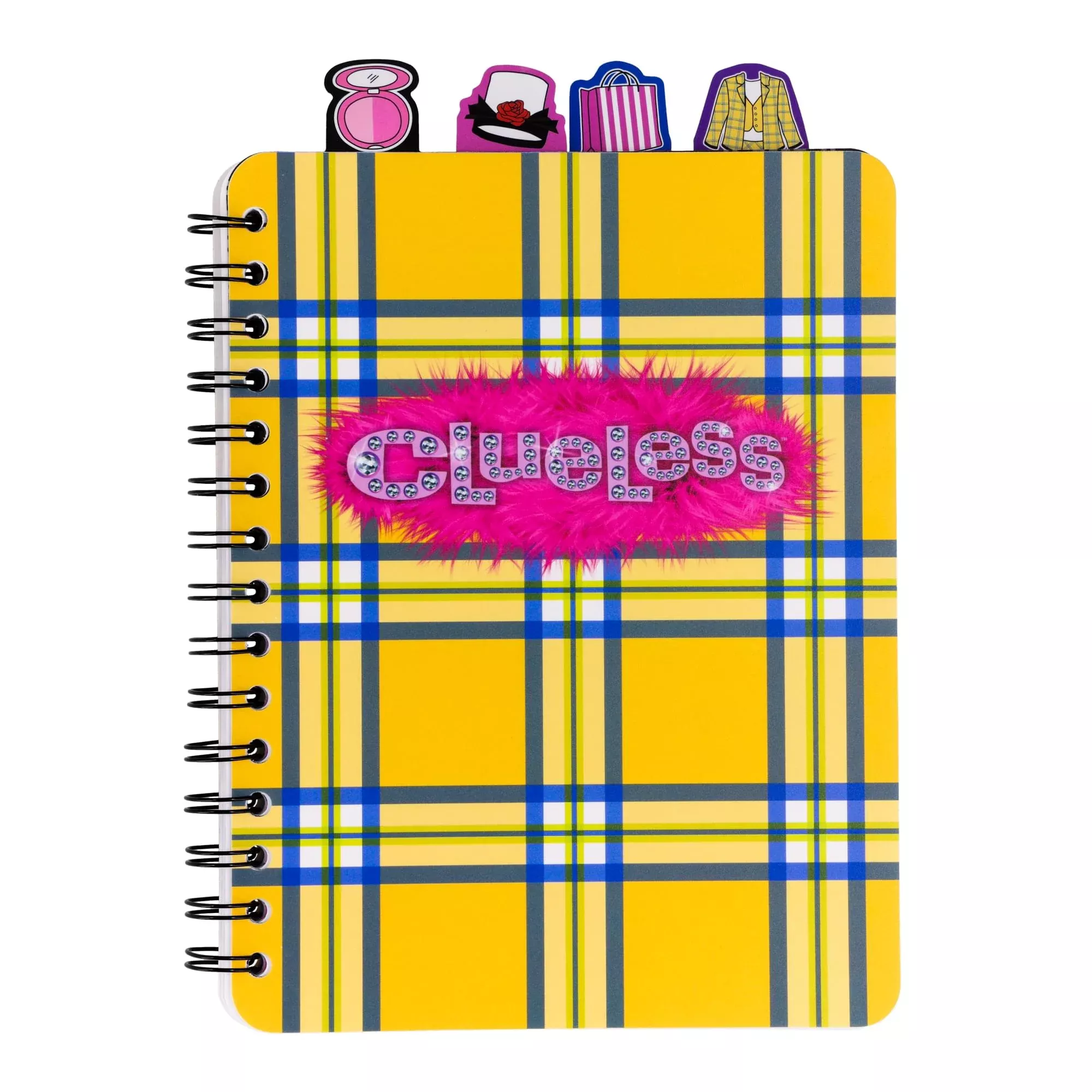 Clueless 4-Tab Spiral Notebook With 160 Dotted Sheets | 6 x 9 Inches