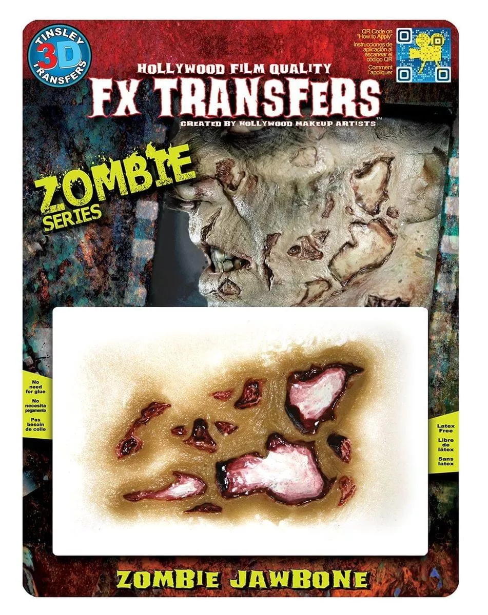 Costume 3D FX Transfers: Zombie Jawbone