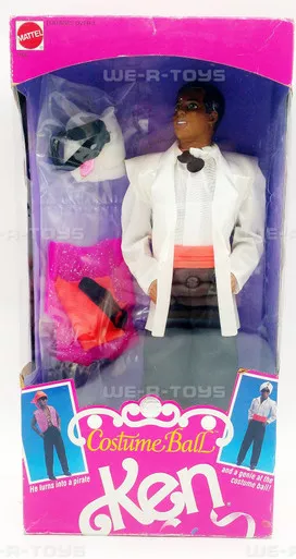 Costume Ball Ken African American Barbie Doll 1990 Mattel #7160