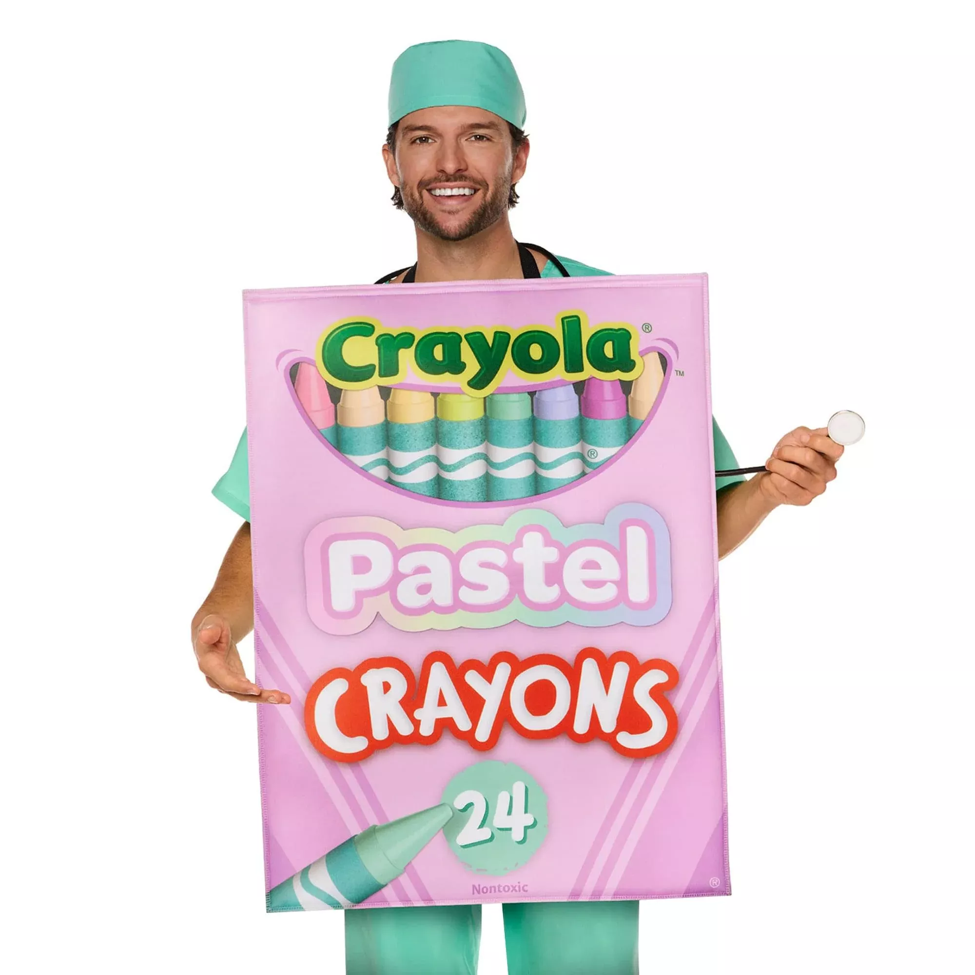 Crayola Crayon Pastel Box Quik Change™ Adult Costume | One Size