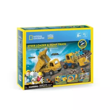 Cubic Fun #31132 Steer Loader & Dump Truck