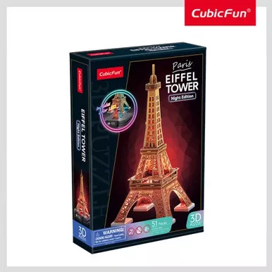 Cubic Fun # L534H 3D Puzzle Eiffel Tower - Night Edition
