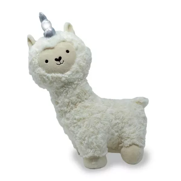 Cuddle Barn Lovely Lamacorn Cream 14 Inch Plush With Sound