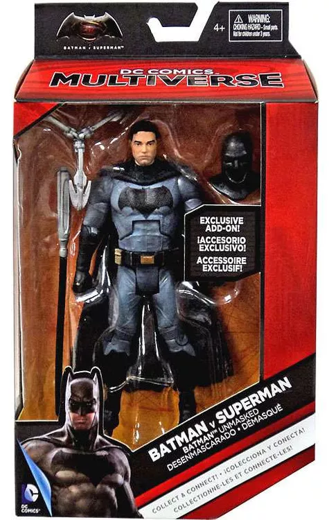 DC Batman V Superman: Dawn of Justice Multiverse Grapnel Blaster Series Batman Unmasked Exclusive Action Figure
