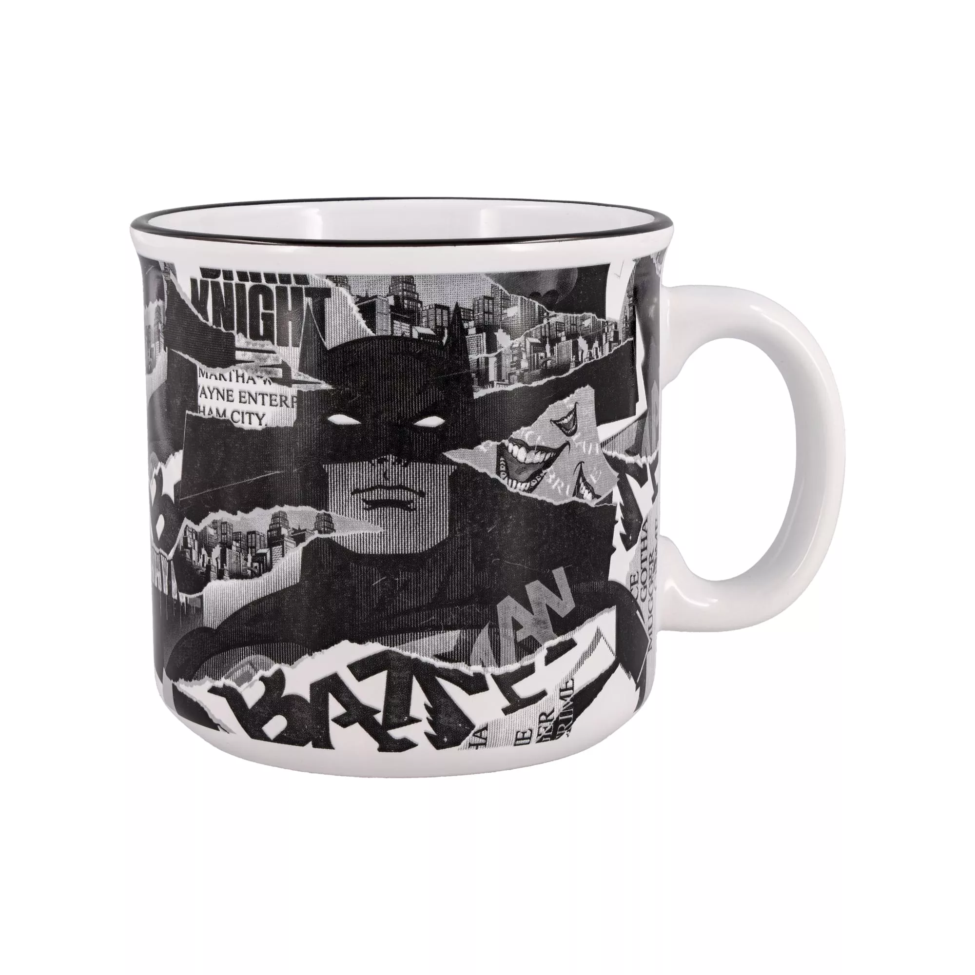 DC Comics Batman Collage Ceramic Camper Mug | Holds 20 Ounces