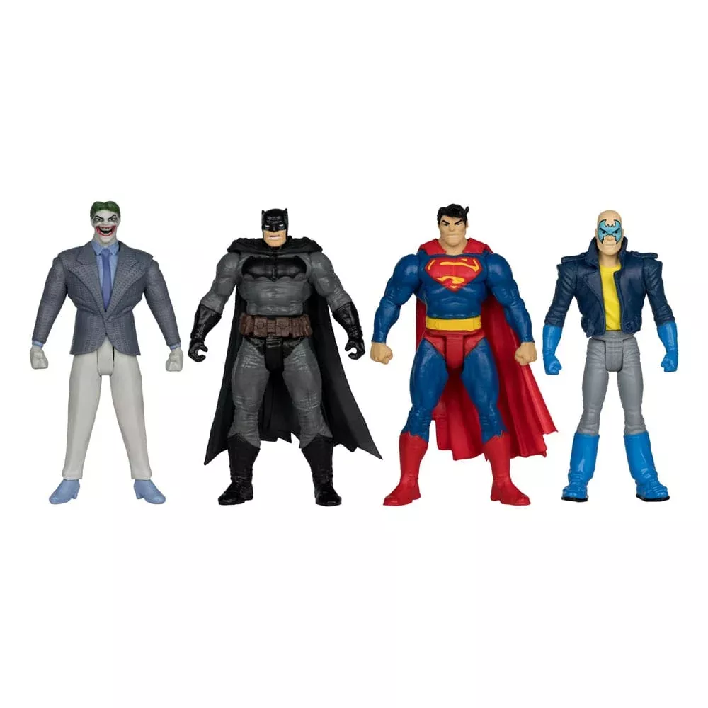 DC Direct Page Punchers Action Figure 4-Pack Batman & Son of Batman & Superman & Joker 7cm
