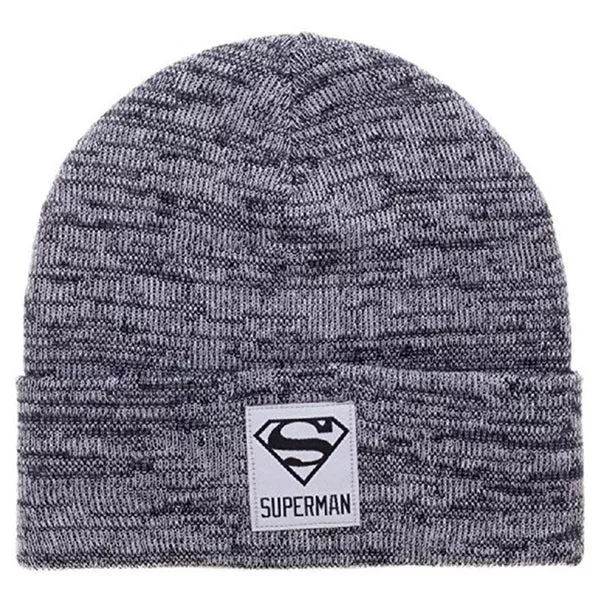 DC Superman Marled Cuff Beanie