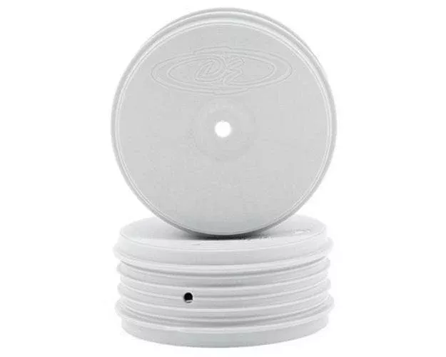 DE Racing DER-PSB-A4W Speedline PLUS 2.4 4WD Front Buggy Wheel (2) (White)