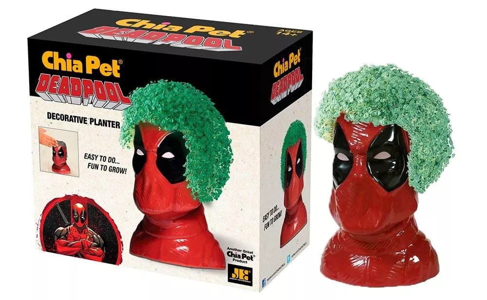 Deadpool Chia Pet Marvel Decorative Pottery Planter