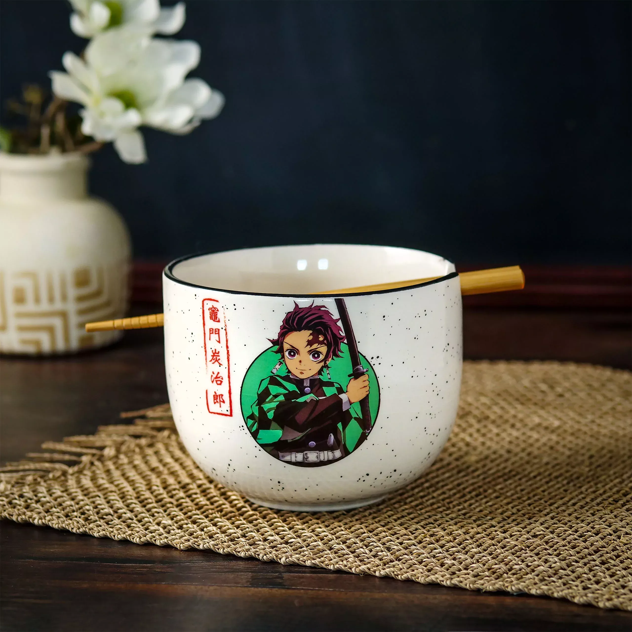Demon Slayer - Tanjiro Kamado Ramen Bowl with Chopsticks