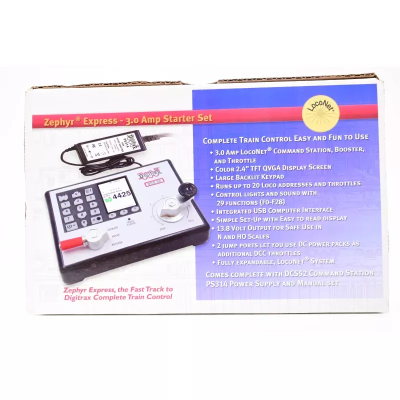 Digitrax Zephyr Express Starter Set - 3 Amps