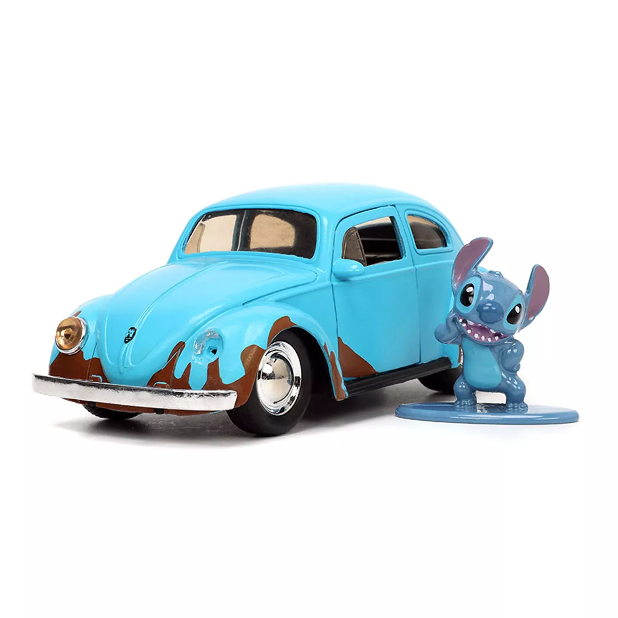 Disney 1:32 HWR 1959 Blue Punch Buggy w/ Stitch