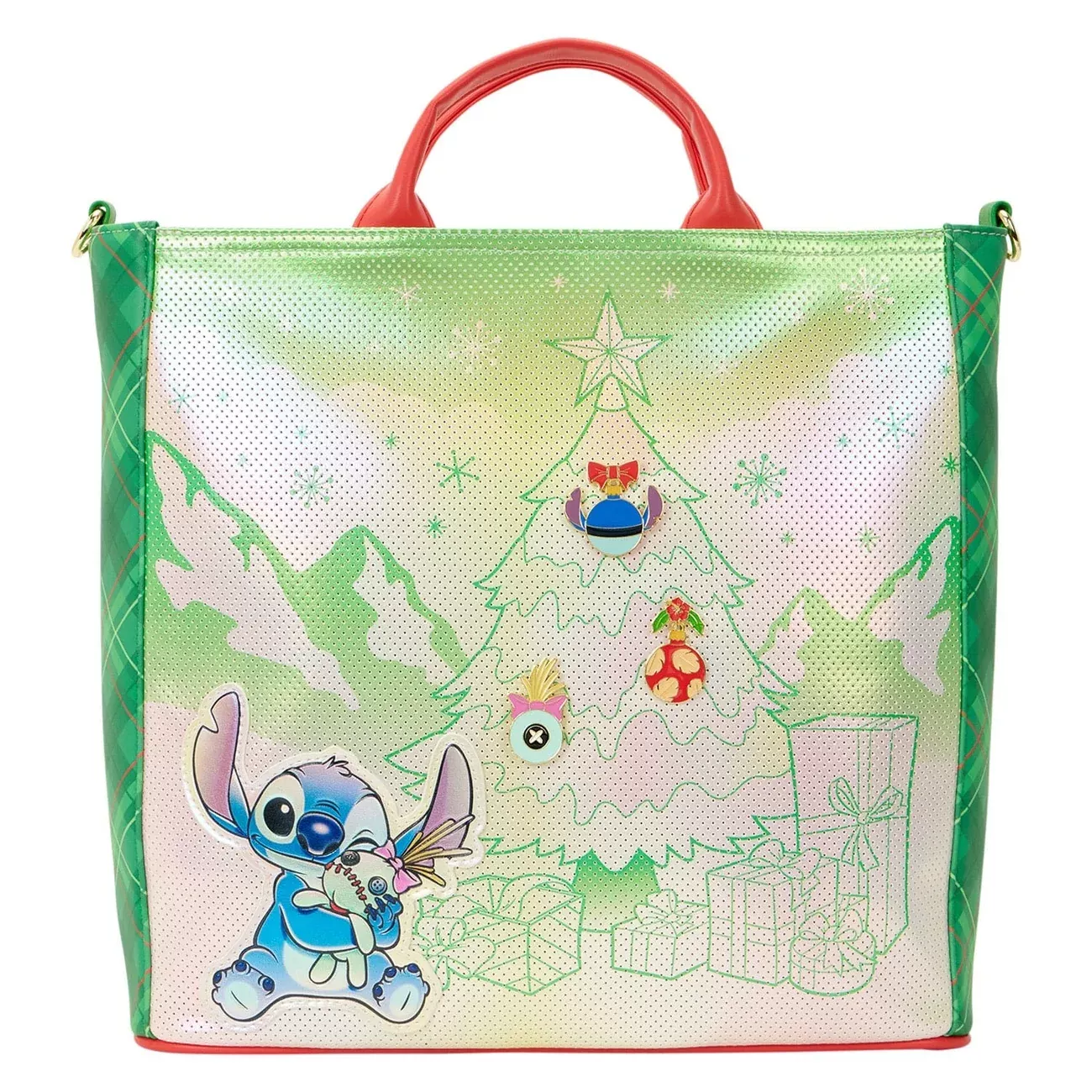 Disney by Loungefly Tote Bag Lilo & Stitch Holiday