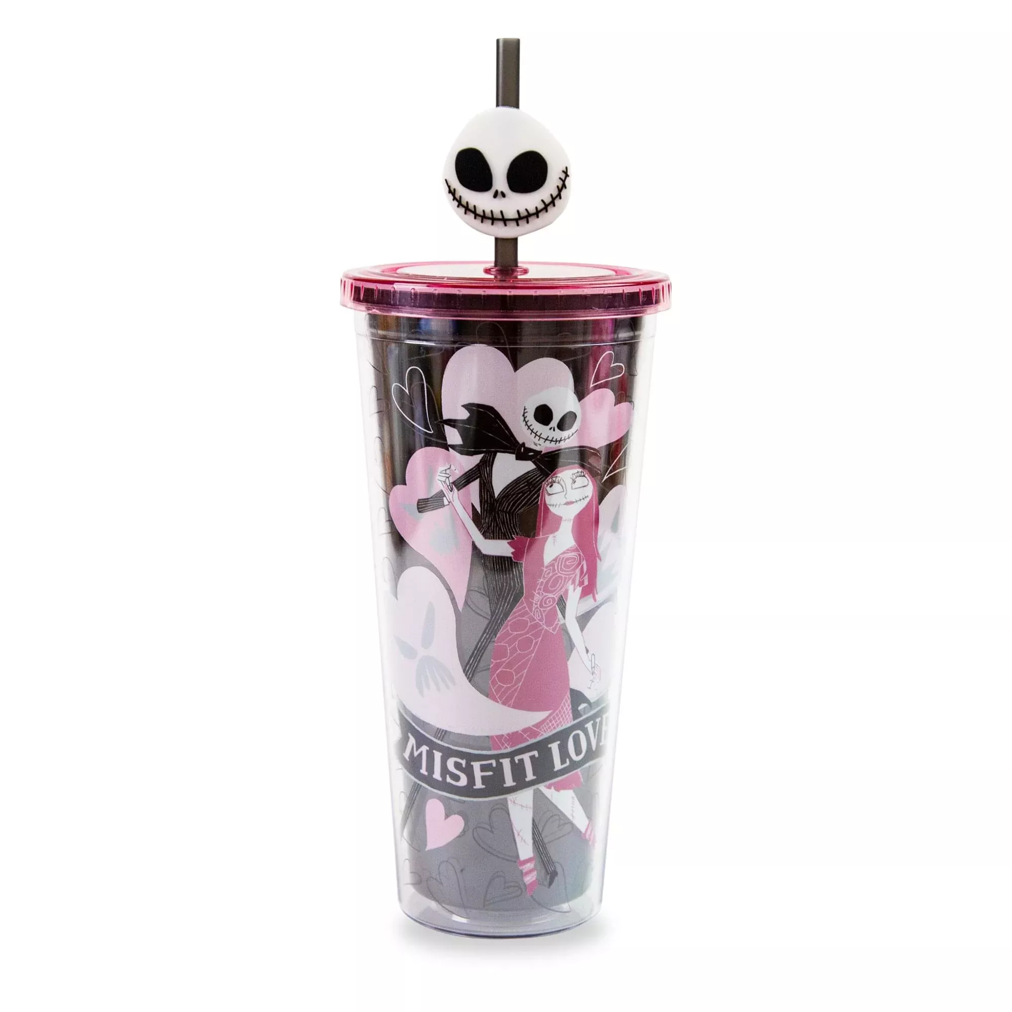 Disney The Nightmare Before Christmas "Misfit" Carnival Cup with Lid and Straw