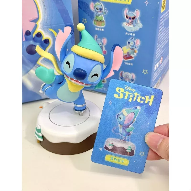 Disney Stitch Clockwork Series Snow skating