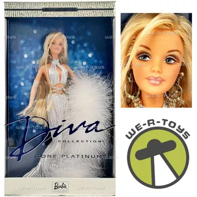 Diva Gone Platinum Barbie Doll Collector Edition 2001 Diva Collection Mattel