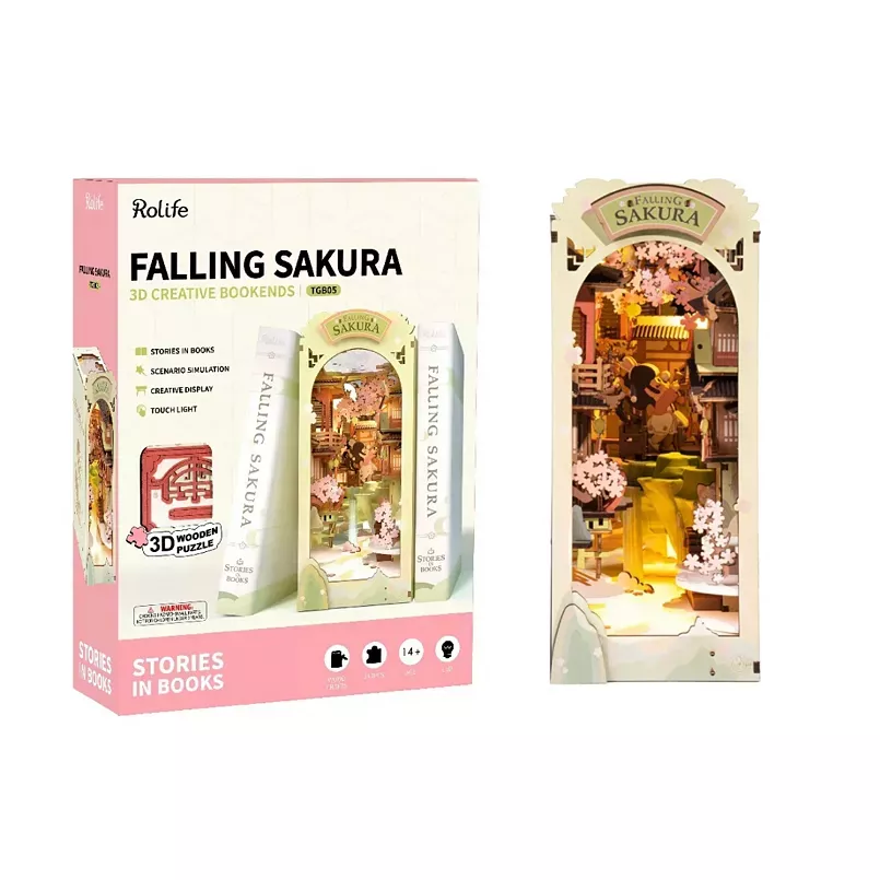 DIY Book Nook Kit: Falling Sakura