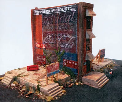 Downtown Deco 1060 HO Scale The Worst Block in Town -- Kit