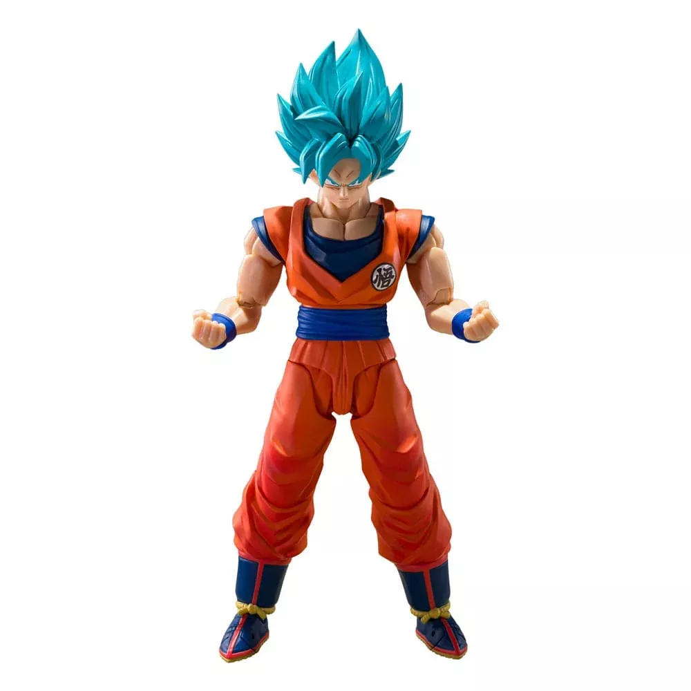 Dragon Ball Super S.H. Figuarts Action Figure Super Saiyan God Super Son Goku (Blue power transcending Limits) 15cm