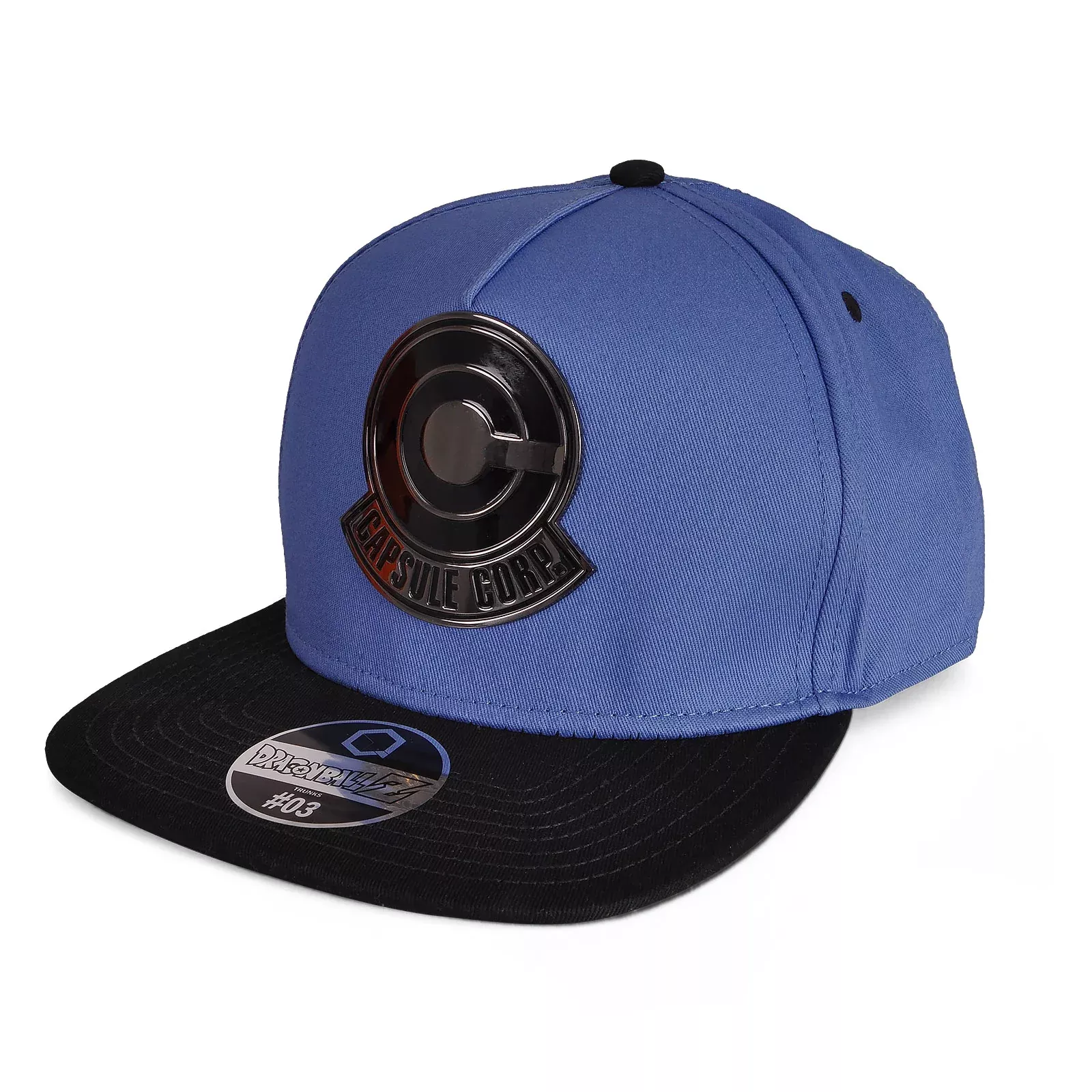 Dragon Ball Z - Capsule Corporation Metal Logo Snapback Cap