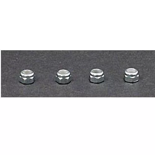 DuBro 2101 Nylon Locknuts 3mm (4pcs) for Airplanes / Hardware