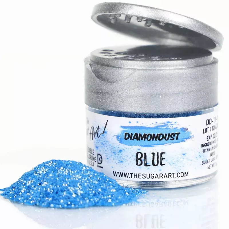 Edible Glitter Sugar Art Diamondust - Blue