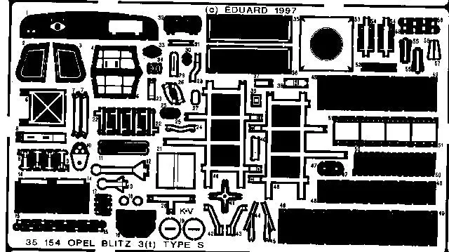 Eduard 35154 1/35 Armor- Opel Blitz for ITA