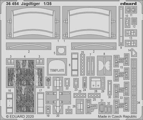 Eduard 36454 1/35 Armor- Jagdtiger for TAO