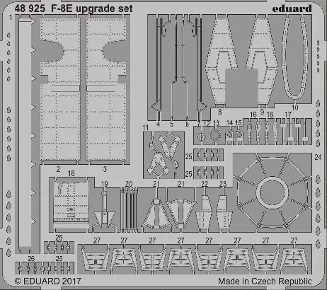 Eduard 48925 1/48 Aircraft- F8E Upgrade Set for EDU