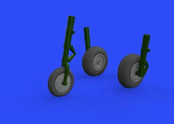 Eduard 632100 1/32 Aircraft- Me262 Wheels for RVL (Resin)